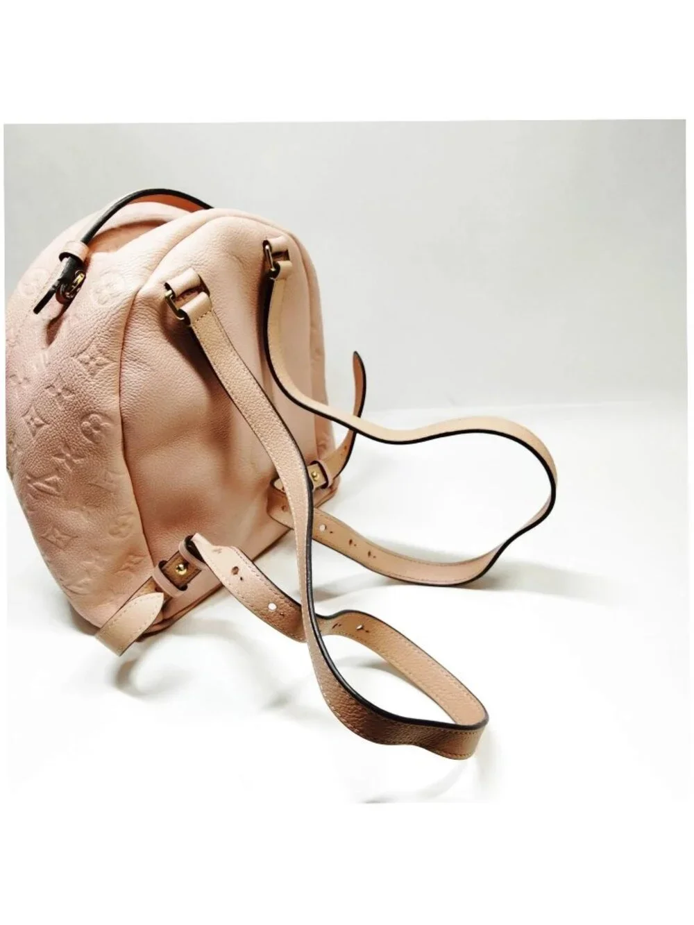 Louis Vuitton Pink Embossed Monogram Mini Backpack